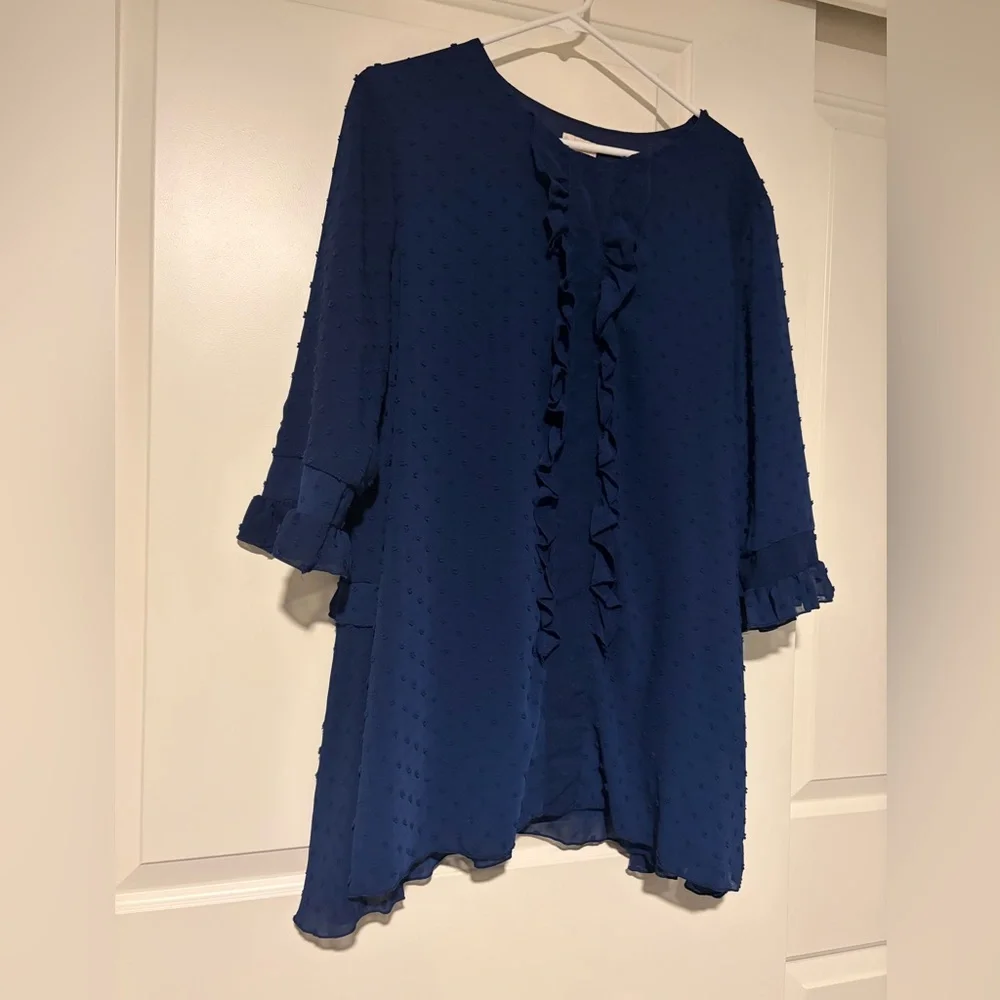 Lulu-B Deep Blue Top - Picture 2 of 7
